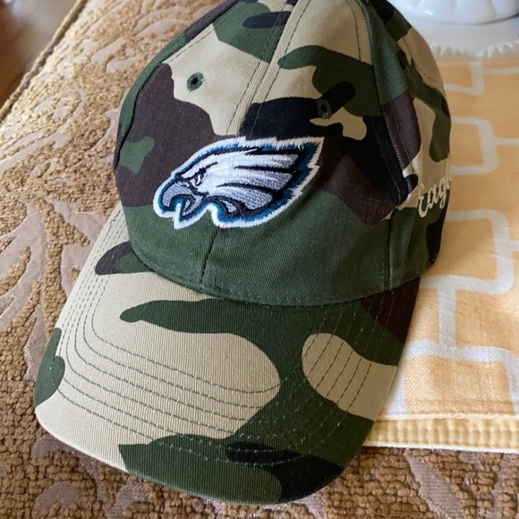 Camo Eagles Hat Camouflage Velcro 